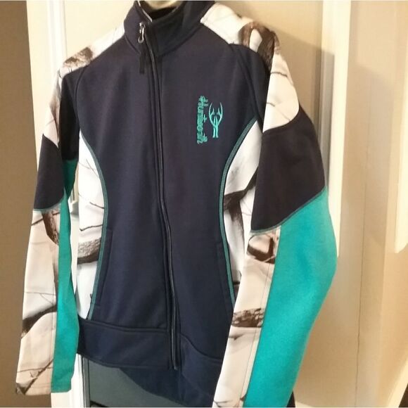 Huntworth Full Zip Camo Jacket Women's Size Small - Picture 5 of 9